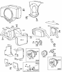 Blower HsgAir GuidesElect Diagram and Parts List for 401415-0146-99  Briggs and Stratton Engine